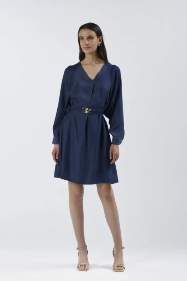 CafèNoir abito in tencel denim