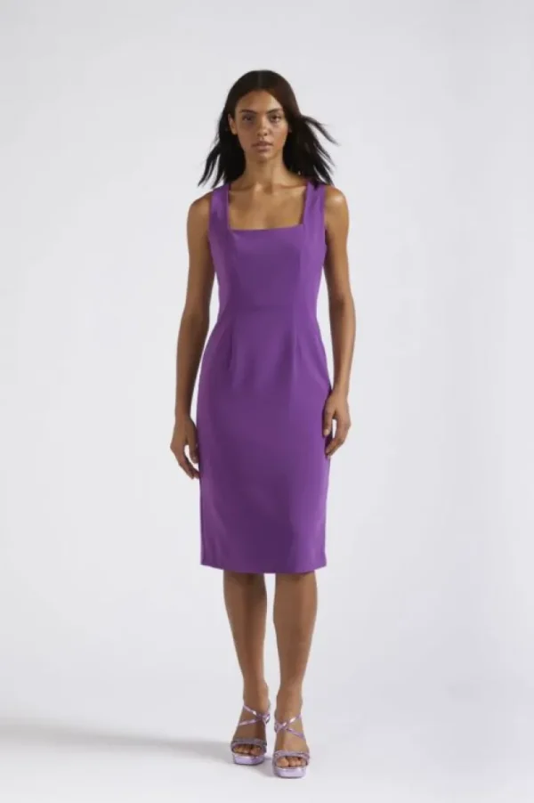 CafèNoir abito smanicato con scollo quadrato