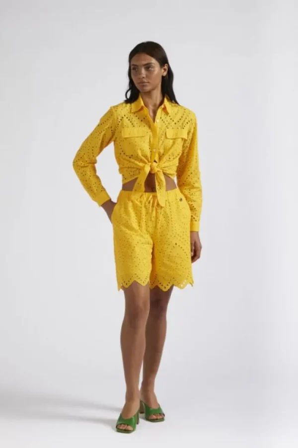 CafèNoir bermuda in sangallo