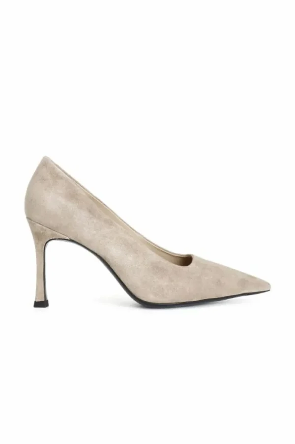 CafèNoir décolleté in camoscio