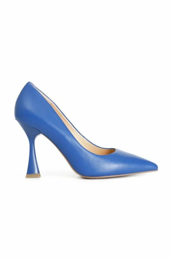 CafèNoir décolleté in nappa blu royal