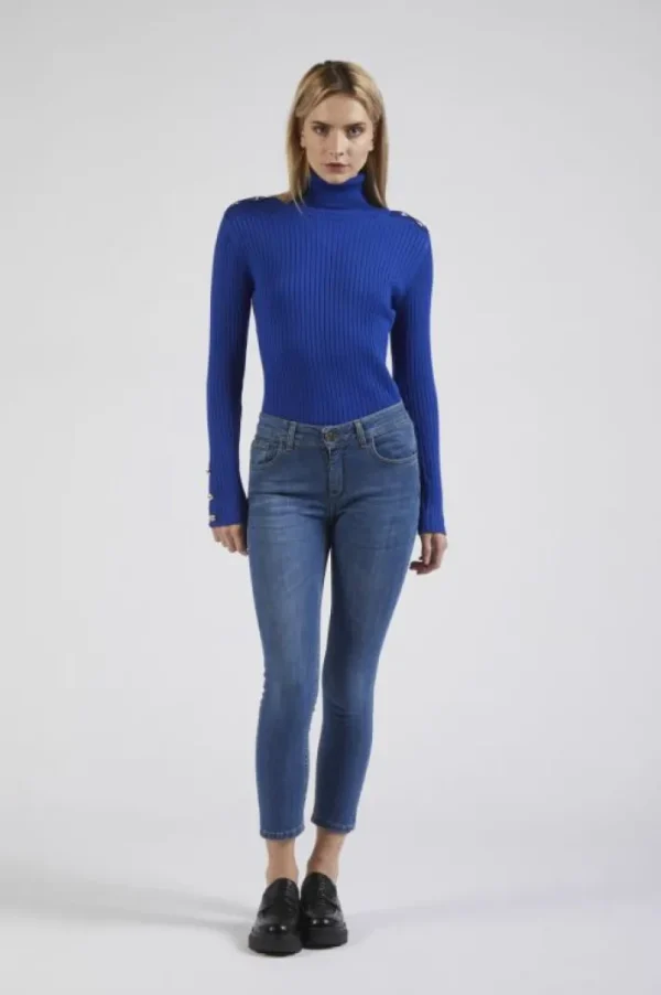 CafèNoir denim skinny blu medio chiaro