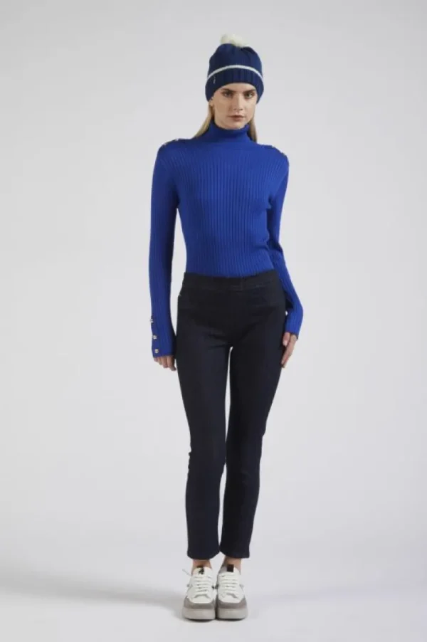 CafèNoir denim tipo leggings vita elasticata