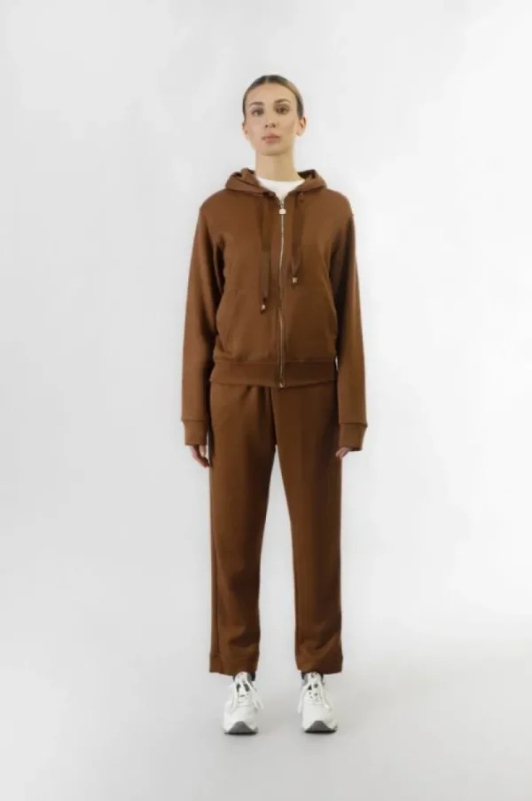 CafèNoir felpa full zip in felpa mano calda