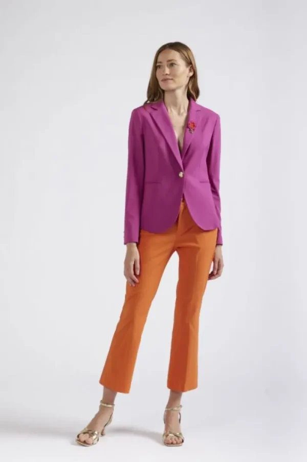 Donna CafèNoir giacca monopetto tessuto superstretch