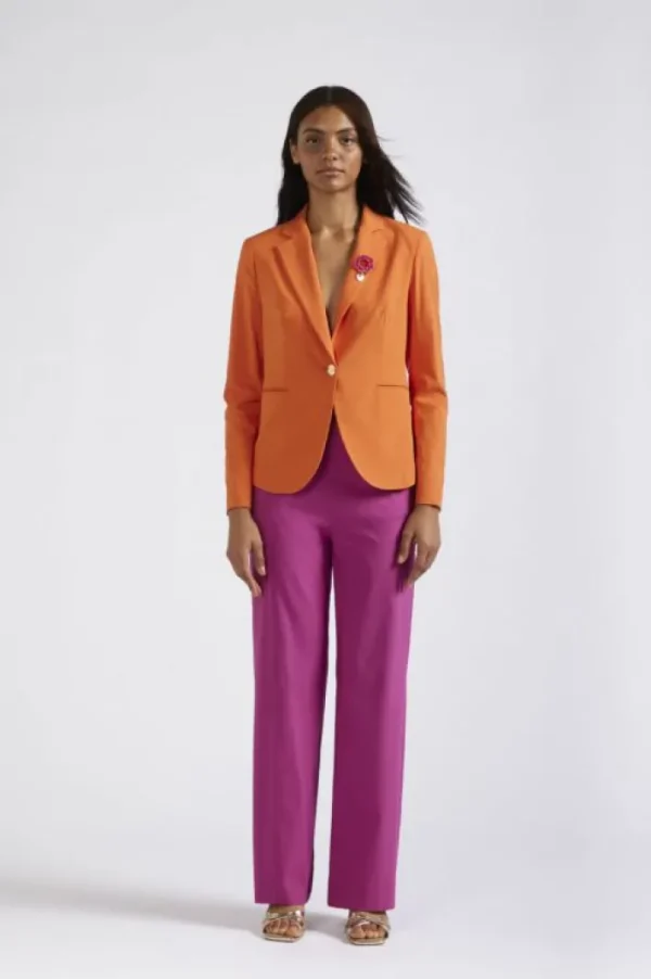 Donna CafèNoir giacca monopetto tessuto superstretch