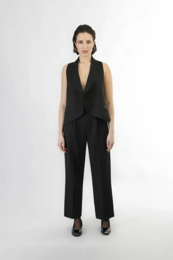 CafèNoir gilet con zip alle tasche