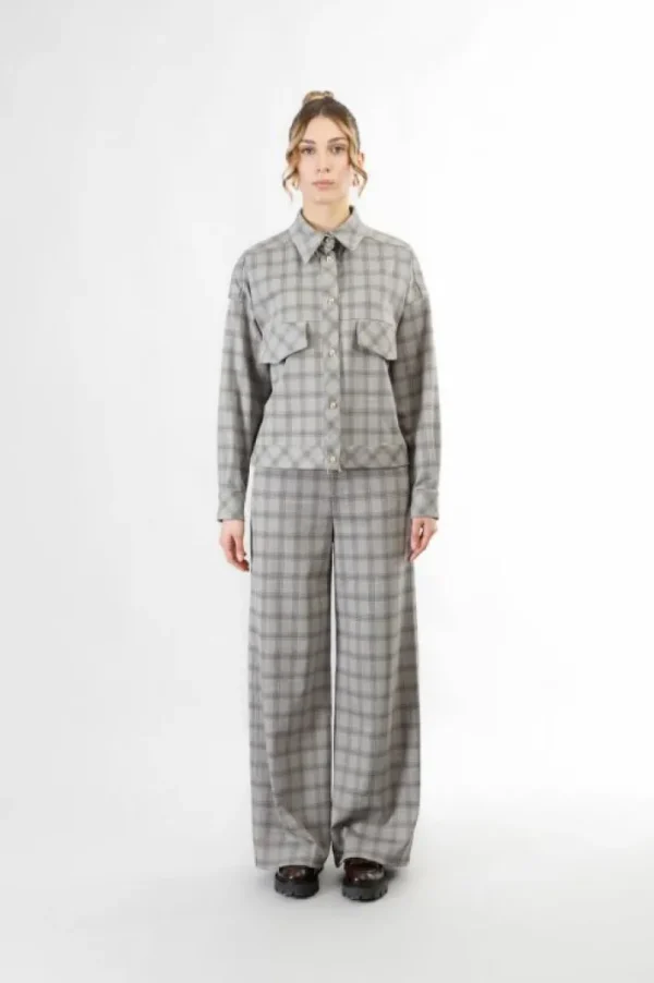 CafèNoir giubbino tipo bomber tessuto elasticizzato principe di galles