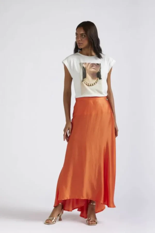 CafèNoir gonna lunga in satin