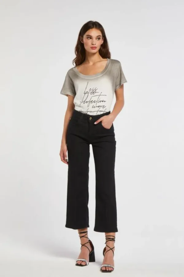 CafèNoir jeans culotte greta in tela denim superstretch