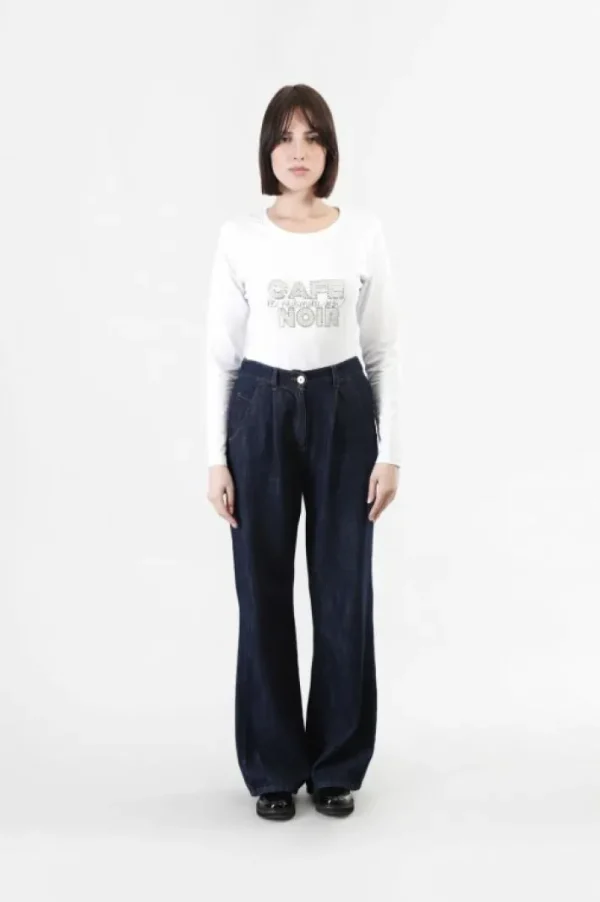 CafèNoir jeans denim super wide