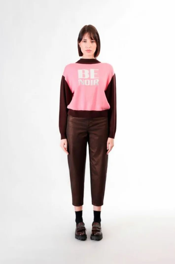 CafèNoir maglia collo a ciclista con logo "be noir"