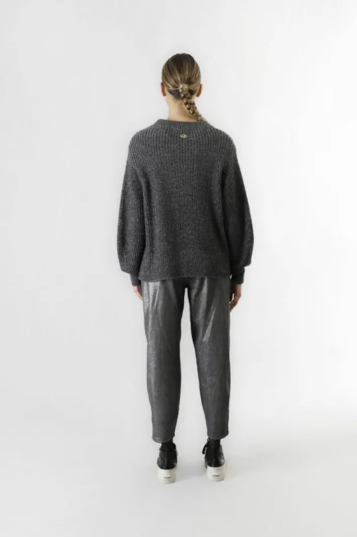 CafèNoir maglia collo a ciclista  con lurex