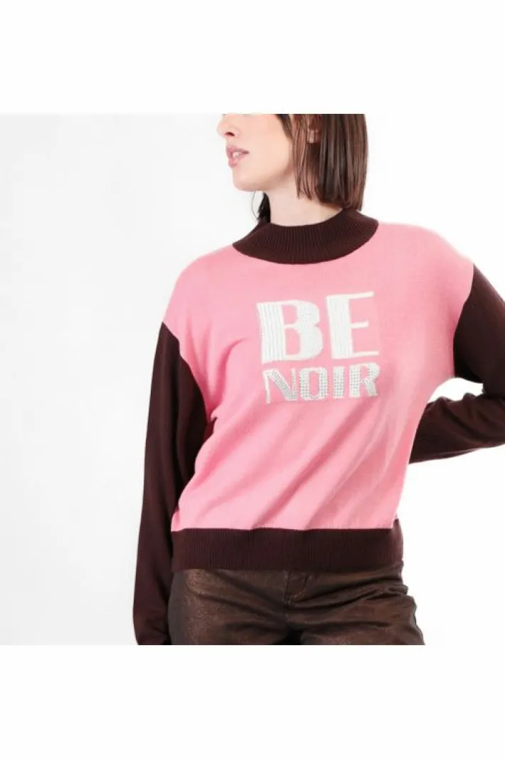 CafèNoir maglia collo a ciclista con logo "be noir"