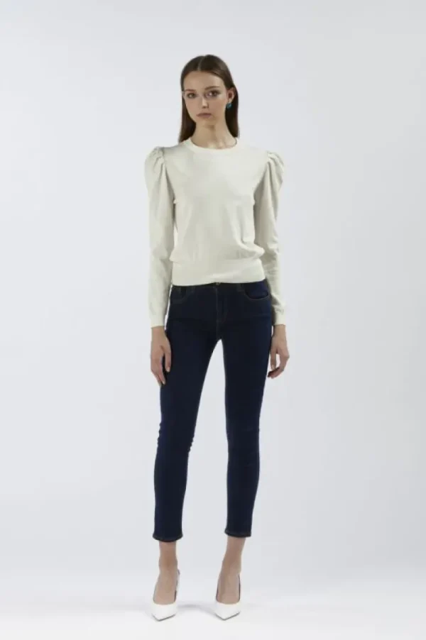 CafèNoir maglia girocollo in misto viscosa