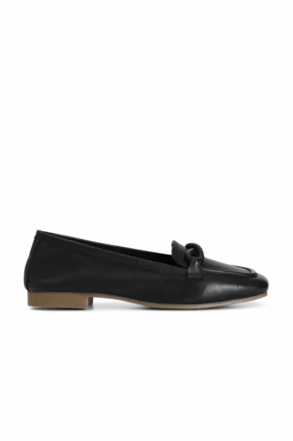 CafèNoir mocassini in pelle con mignon imbottito