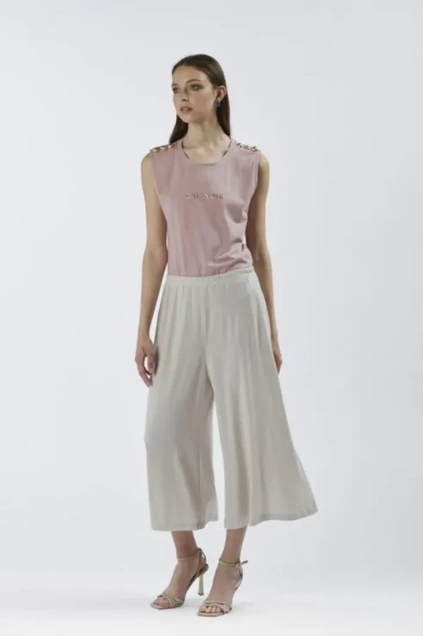 CafèNoir pantaloni culotte con elastico