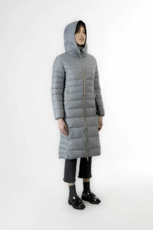 CafèNoir piumino lungo con collo avvolgente