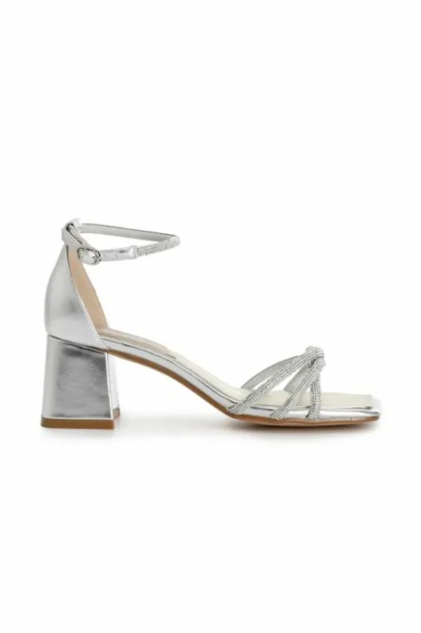 CafèNoir sandali chiusi dietro con strass