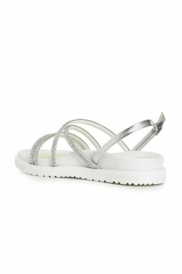 CafèNoir sandali fasce con strass