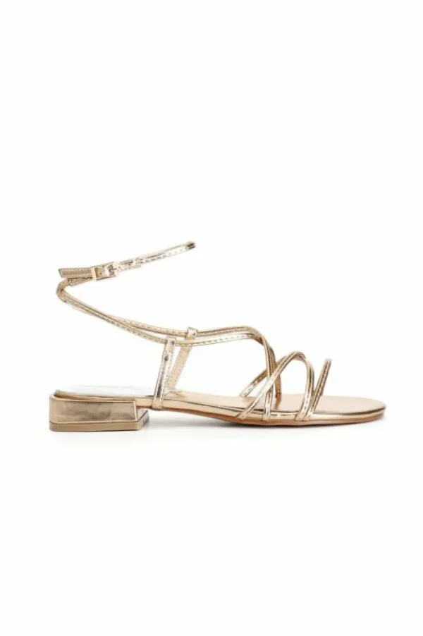 CafèNoir sandali schiava effetto laminato