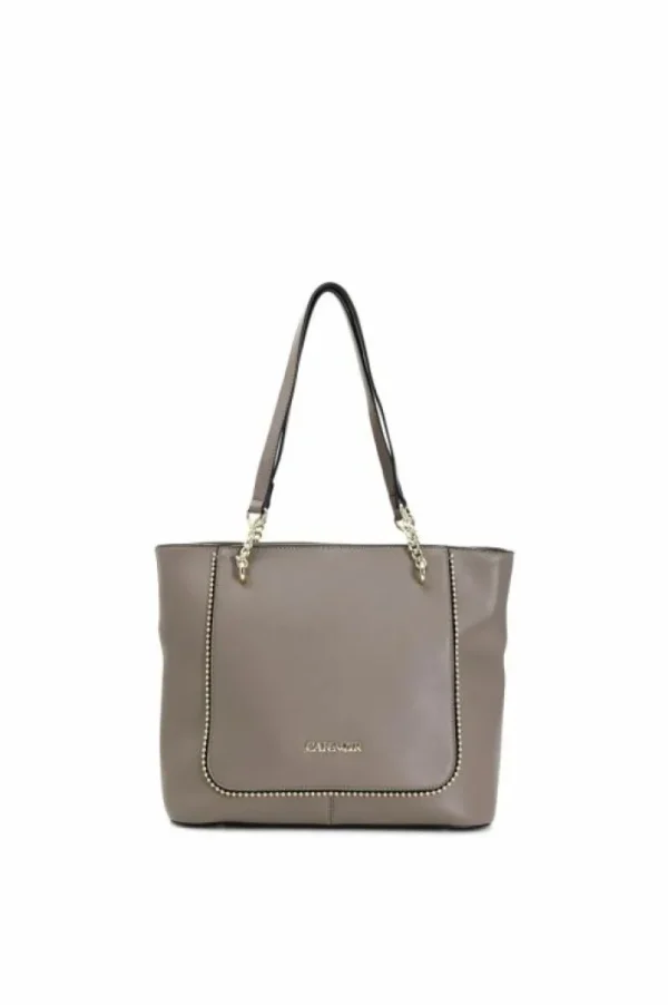 CafèNoir shopping bag semirigida con microballs