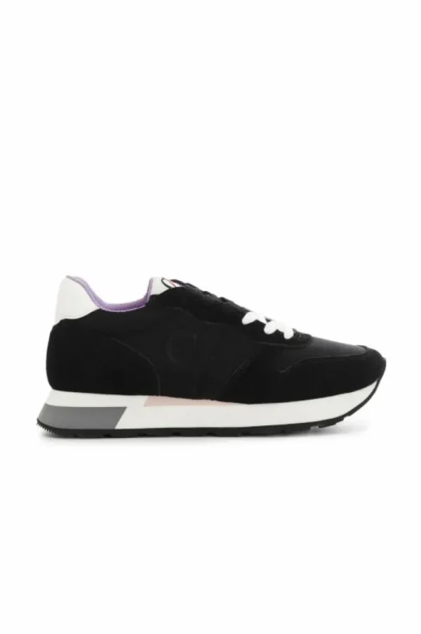 CafèNoir sneakers da donna in pelle scamosciata e tessuto