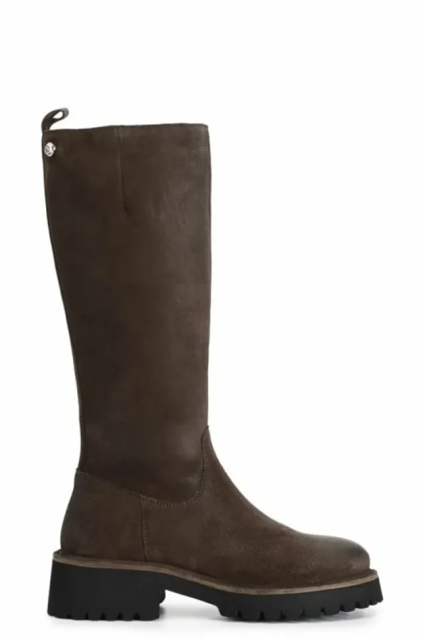 CafèNoir stivale donna in pelle scamosciata