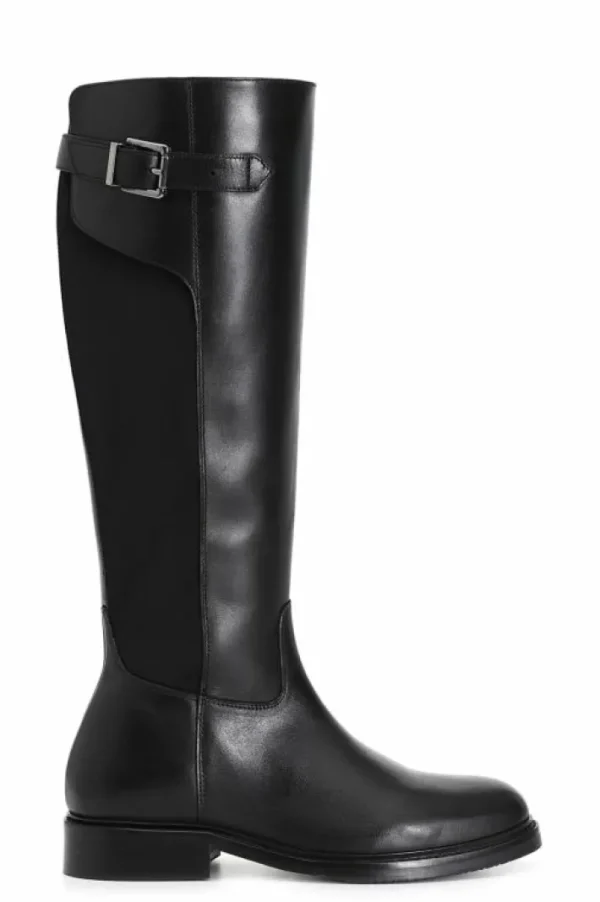 CafèNoir stivale in pelle e lycra