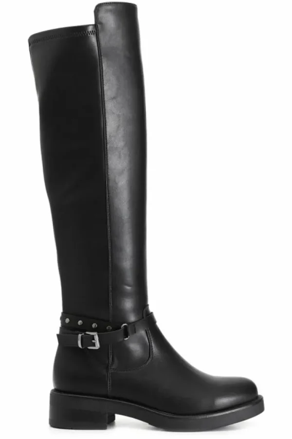 CafèNoir stivale in similpelle con cavigliera