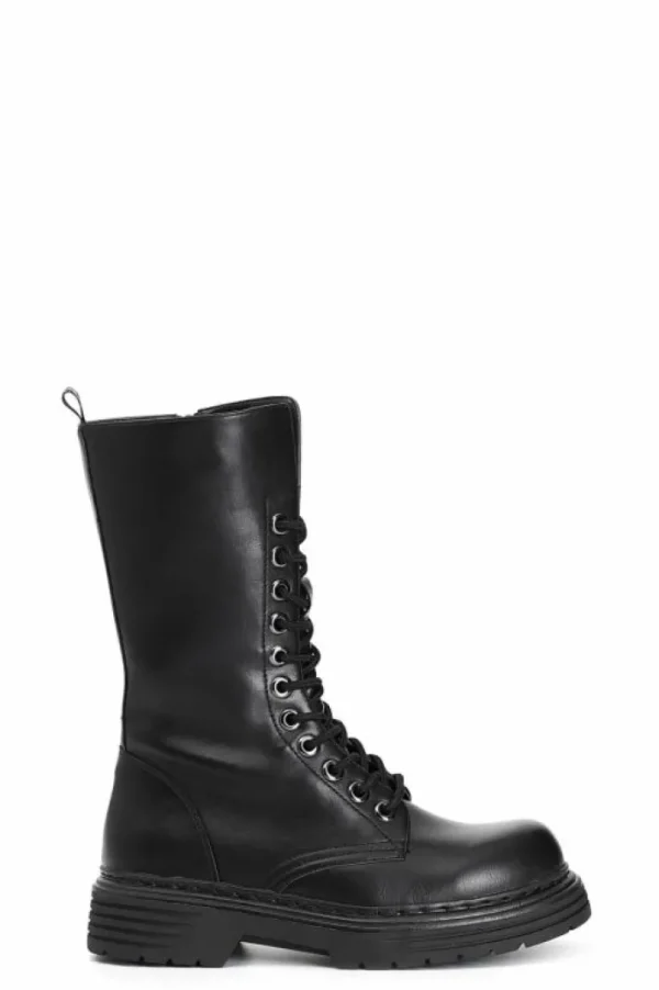 CafèNoir stivaletto alto allacciato in similpelle