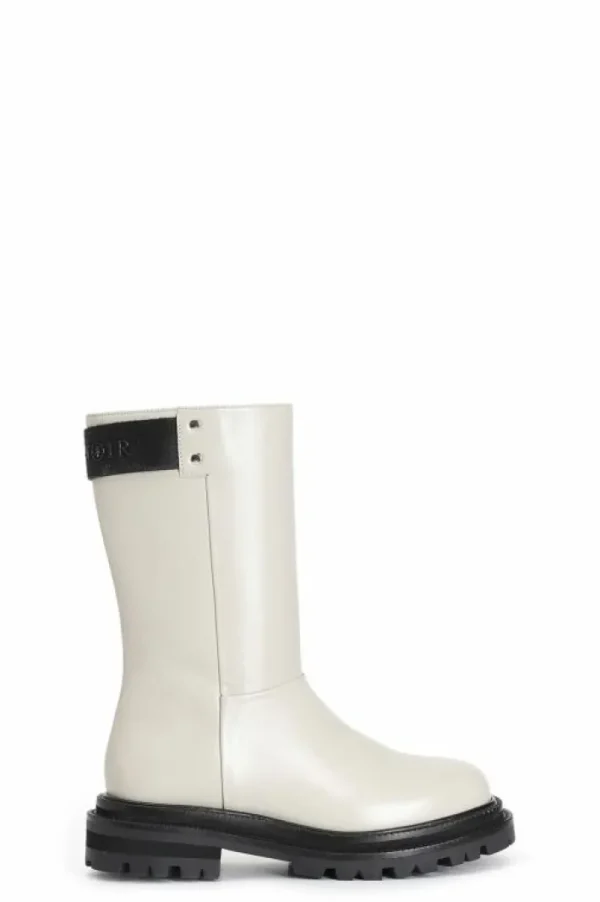 CafèNoir stivaletto donna in pelle off white