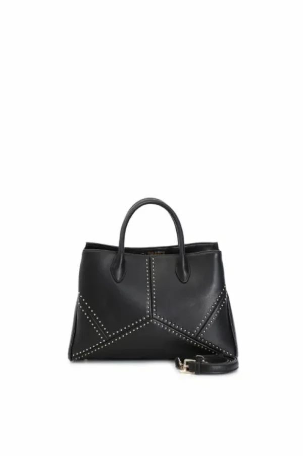 CafèNoir tote con applicazioni di micro rivetti