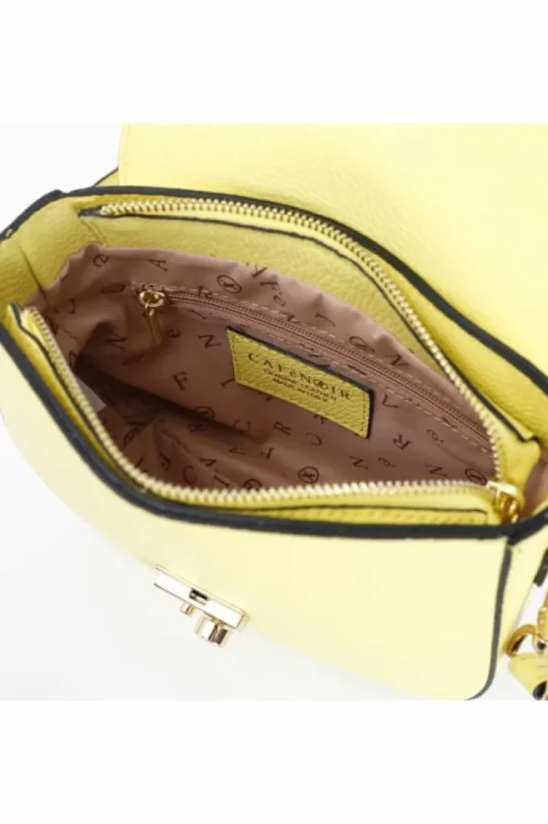 CafèNoir tracolla con pattina in pelle e chiusura strass