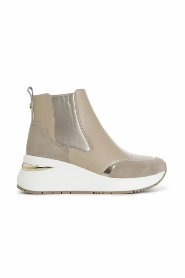 CafèNoir tronchetto con riporto in nylon e camoscio