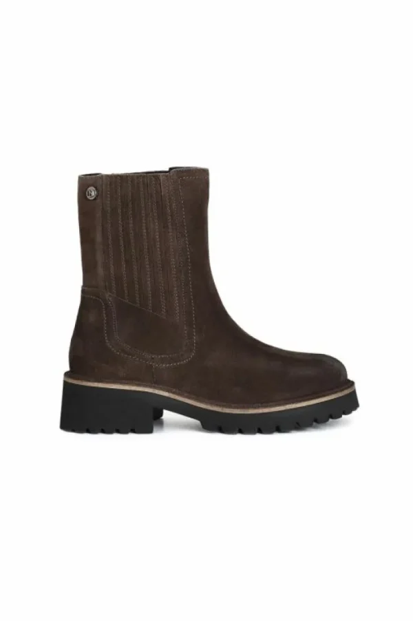 CafèNoir tronchetto da donna in pelle scamosciata con elastici