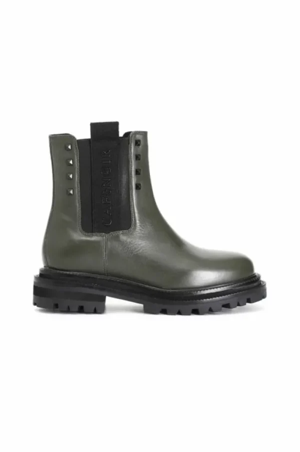 CafèNoir tronchetto donna in pelle con elastico